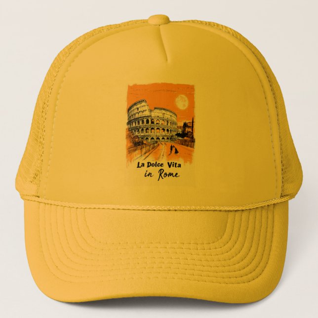 Gorra De Camionero La Dolce Vita - Arte de Cartel (Anverso)