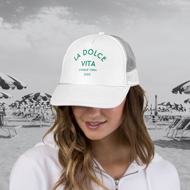 Gorra De Camionero La Dolce Vita Cinque Terra Mar Verde (Subido por el creador)