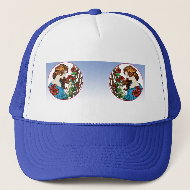 Gorra De Camionero La doncella de flores (Anverso)