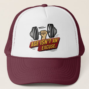 Gorra De Camionero La edad no es una excusa para decir "Gimnasio"