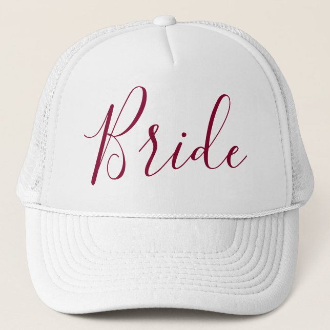 Gorra De Camionero La encantadora caligrafía de novia (Anverso)