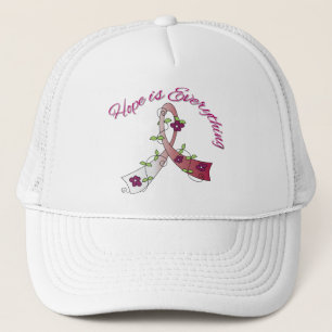 Gorra De Camionero La esperanza del cáncer de garganta lo es todo