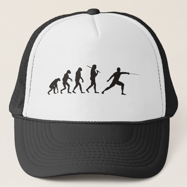 Gorra De Camionero La Evolución De La Esgrima (Anverso)