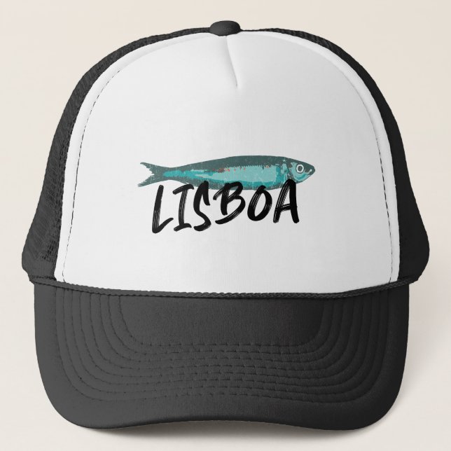 Gorra De Camionero La famosa sardina del Festival de Lisboa (Anverso)