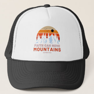 Gorra De Camionero La fe puede mover la Biblia de las montañas