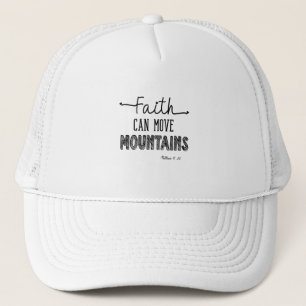 Gorra De Camionero La fe puede mover montañas