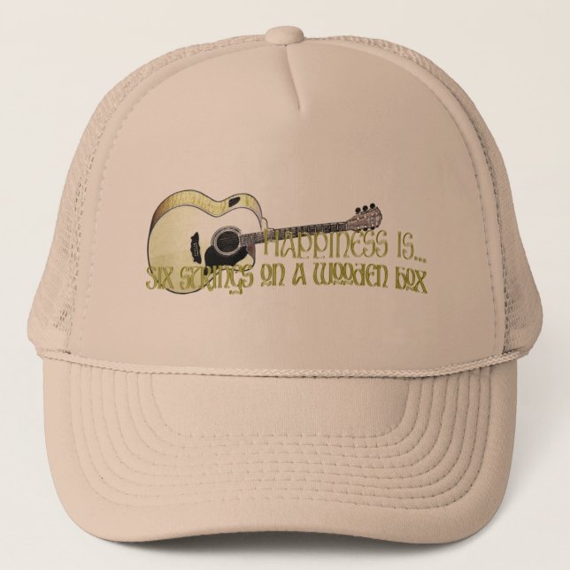Gorra De Camionero La felicidad es… (Anverso)