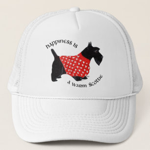 Gorra De Camionero La felicidad es un Scottie cálido