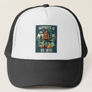 Gorra De Camionero La Felicidad No Es Una Mochila Wifi