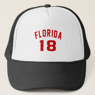 Gorra De Camionero La Florida 18 diseños del cumpleaños