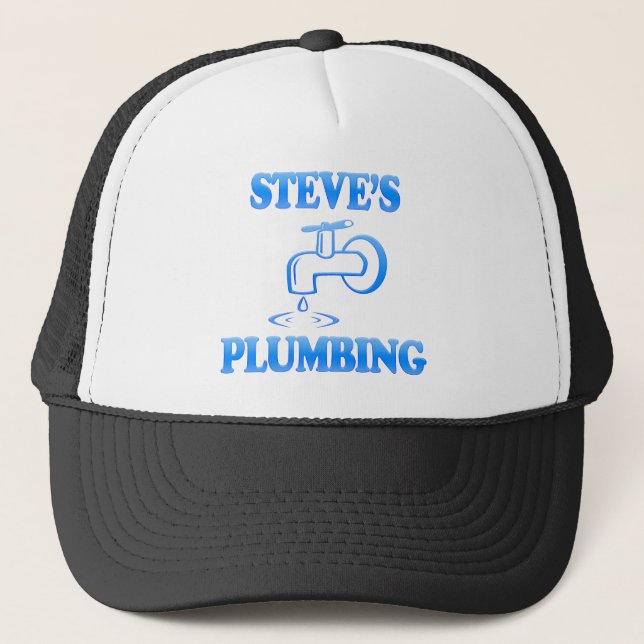 Gorra De Camionero La fontanería de Steve (Anverso)