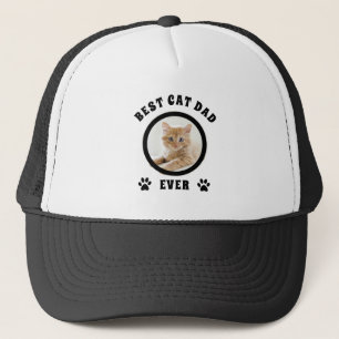 Gorra De Camionero La foto del mejor padre del gato jamás Personaliza