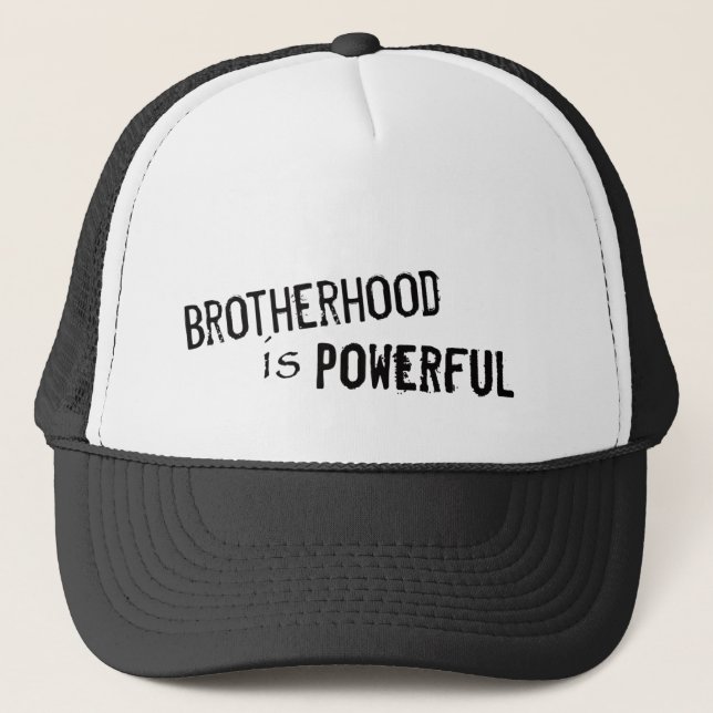 Gorra De Camionero La fraternidad es potente (Anverso)