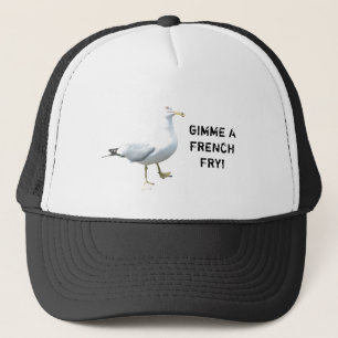 Gorra De Camionero La gaviota dice Gimme patatas fritas