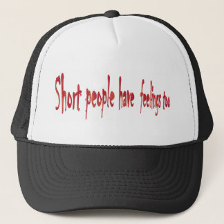 Gorra De Camionero La gente corta tiene sensaciones también