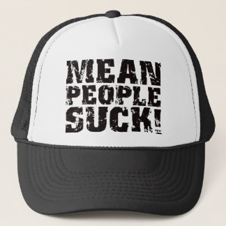 Gorra De Camionero La gente mala chupa - negro