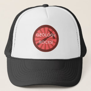 Gorra De Camionero ¡La geología es genial! Insignia del martillo