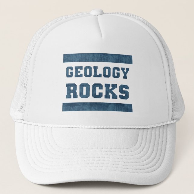 Gorra De Camionero ¡La geología roca! (Anverso)