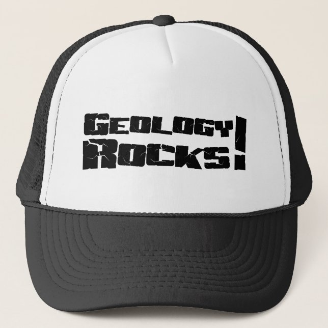 Gorra De Camionero ¡La geología roca! Normal (Anverso)