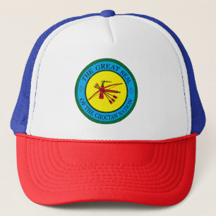 Gorra De Camionero La gran foca de la nación de Choctaw de Oklahoma