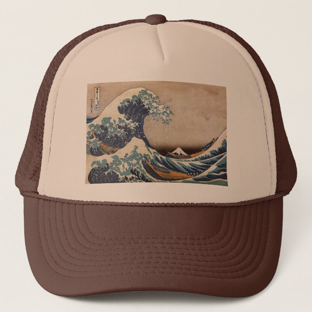 Gorra De Camionero La gran ola de Kanagawa (Anverso)