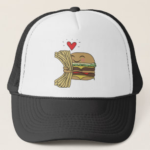 Gorra De Camionero La hamburguesa ama las fritadas