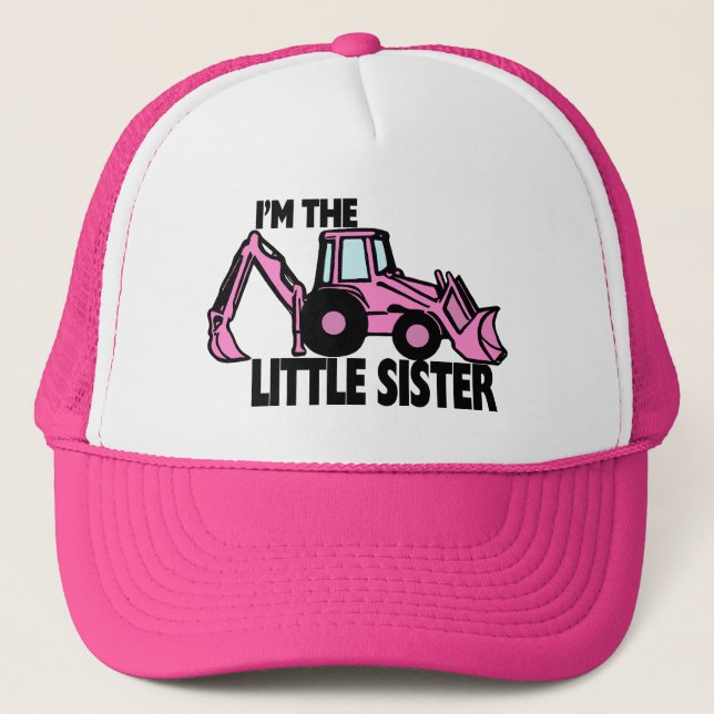 Gorra De Camionero La hermana pequeña Backhoe (Anverso)