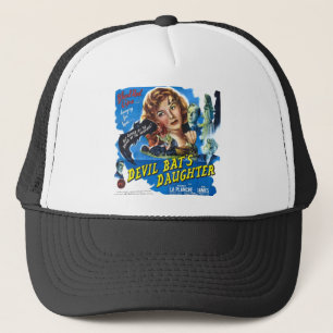 Gorra De Camionero La hija de Devil Bat, poster vintage de películas