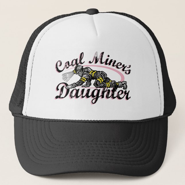 Gorra De Camionero la hija del minero de carbón (Anverso)