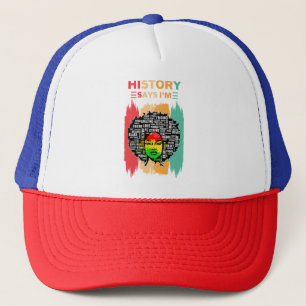 Gorra De Camionero La historia dice que soy, Melanin Chica Mes de His