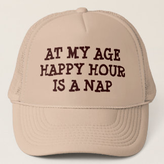 Gorra De Camionero La hora feliz es una siesta en mi edad