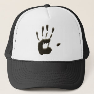 Gorra De Camionero La impresión de la mano