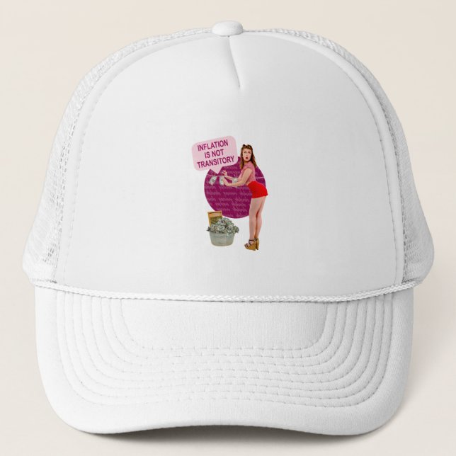Gorra De Camionero La inflación no es transitoria (Anverso)