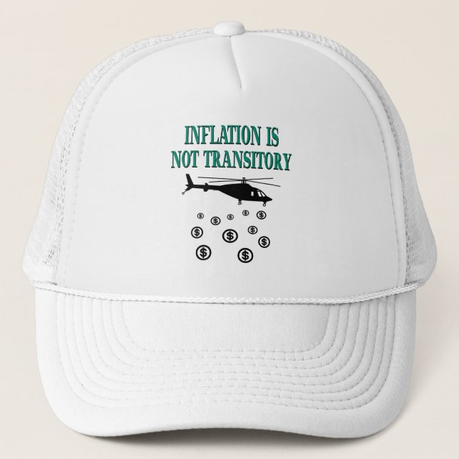 Gorra De Camionero La inflación no es transitoria (Anverso)