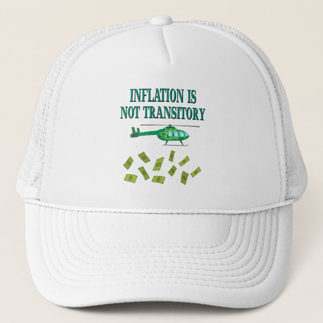 Gorra De Camionero La inflación no es transitoria (Anverso)