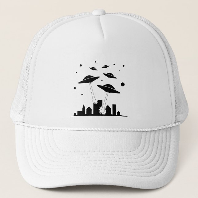 Gorra De Camionero La invasión extranjera (Anverso)