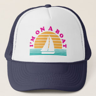 Gorra De Camionero La isla sola en un barco