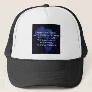 Gorra De Camionero La Leche Y La Miel Tienen Colores Diferentes