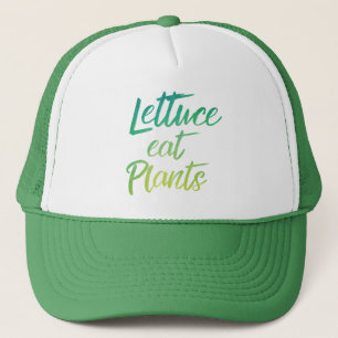 Gorra De Camionero La lechuga come humor del vegetariano y del vegano