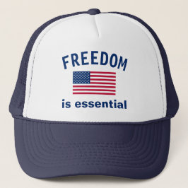 Gorra De Camionero La libertad es fundamental para los camioneros