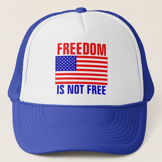 Gorra De Camionero La libertad no está libre (Anverso)