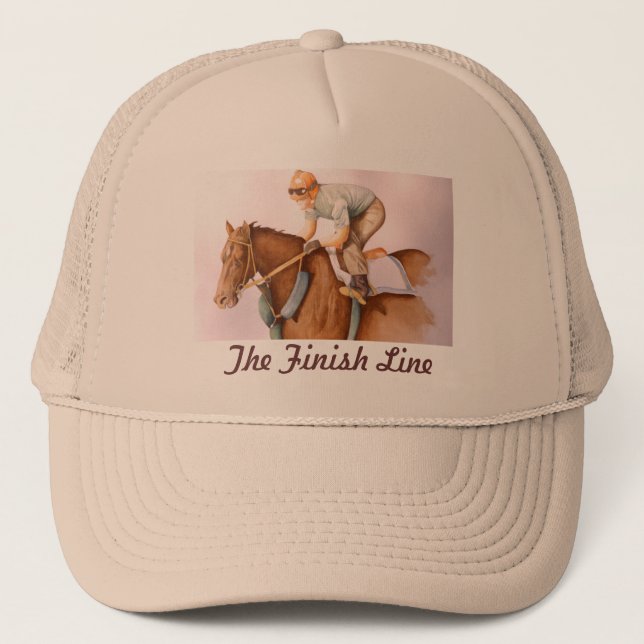 Gorra De Camionero La línea de finalización (Anverso)