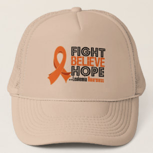 Gorra De Camionero La lucha cree la esperanza - leucemia