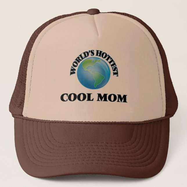 Gorra De Camionero La mamá fresca más caliente del mundo (Anverso)