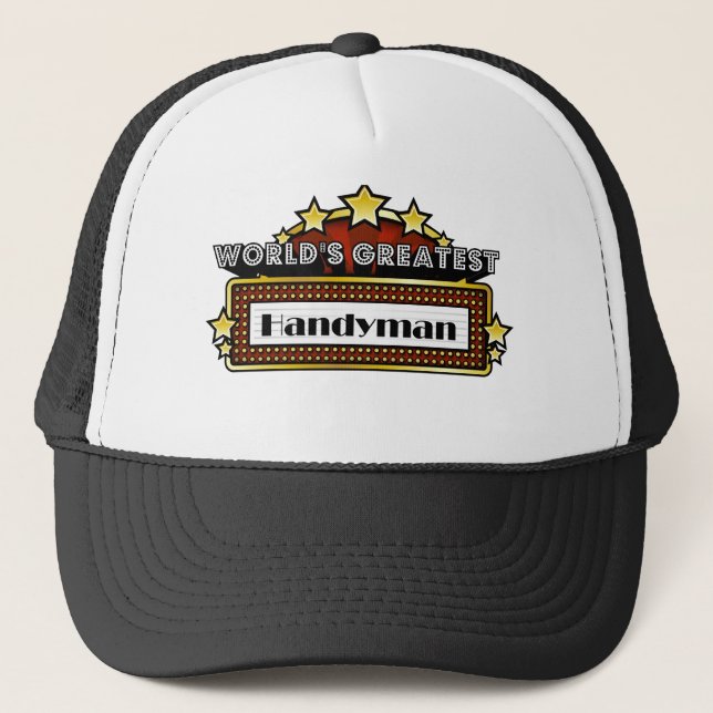 Gorra De Camionero La manitas más grande del mundo (Anverso)