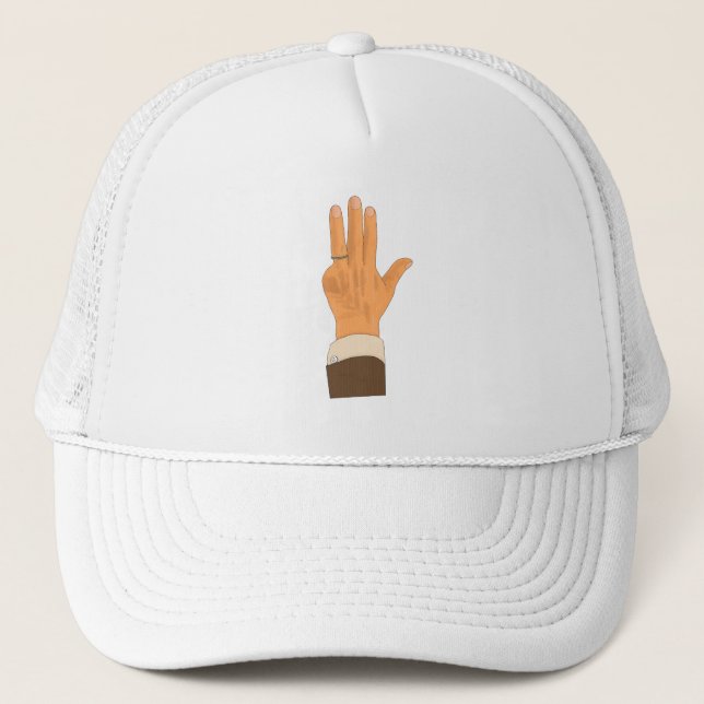 Gorra De Camionero La mano izquierda de Lula (Anverso)
