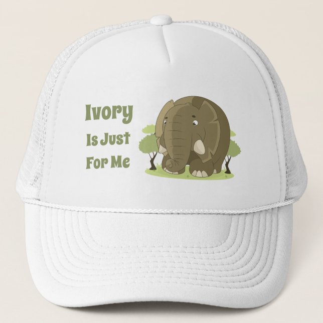 Gorra De Camionero La marfil es sólo para mí (Anverso)