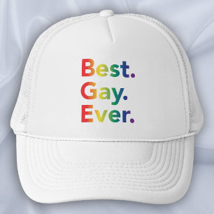 Gorra De Camionero La mejor bandera arcoíris LGBT de todos los tiempo