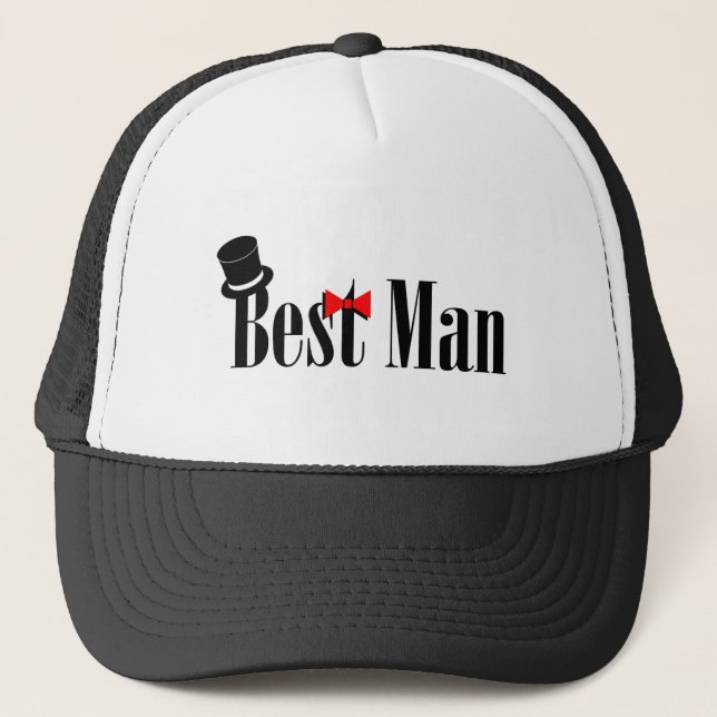 Gorra De Camionero La mejor boda del hombre (Anverso)