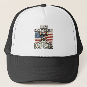 Gorra De Camionero La Mejor Camiseta Patriótica para Padre de Terrier